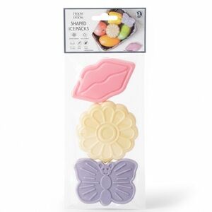ROOM 2 ROOM Pink, Cream & Purple Shaped Ice Packs - 3 Pack